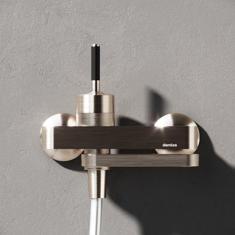 Смеситель для ванны с душем Damixa Arc 291000200 никель