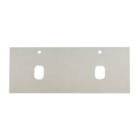 Тумба под раковину со столешницей BelBagno Kraft 120 подвесная, матовая голубая, столешница kep-120-2-cem, для двоих