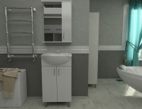 Зеркало Orange Лайт 50 белое