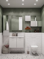 Зеркало-шкаф AQUATON Смарт 60х80 белый