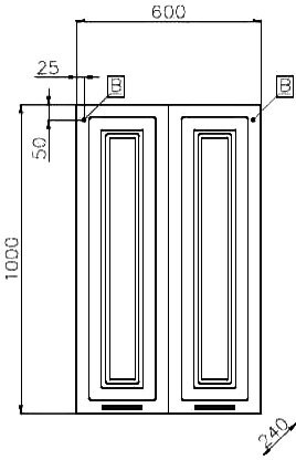 Шкаф Style Line Альба 60