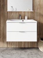 Тумба под раковину без столешницы Ravak Rosa II H SD 80 глянцевая белая