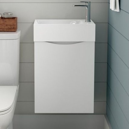 Тумба под раковину Art&Max Liberty L, 40, подвесная, Bianco Lucido