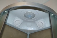 Душевая кабина Parly Frost F811 80х80, с низким поддоном, профиль хром, стекло рифленое