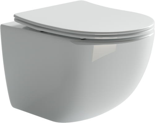 Комплект Унитаз подвесной Ceramicanova Forma CN3009 безободковый + Инсталляция TECE Base 9400413 4 в 1 с кнопкой смыва