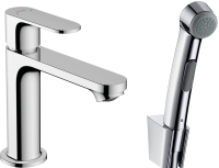 Смеситель для раковины Hansgrohe Rebris S 72215000 с гигиеническим душем, хром