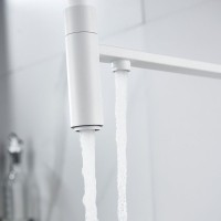 Смеситель для кухни Shevanik S178C с гибким изливом, белый