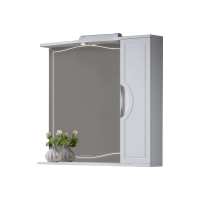 Зеркало-шкаф Alavann Monaco 80x75 R с подсветкой