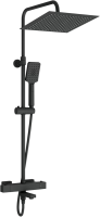 Душевая стойка Wasserkraft Thermo A29901 черная матовая