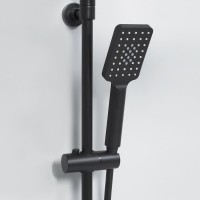 Душевая стойка Wasserkraft Thermo A29901 черная матовая