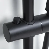 Душевая стойка Wasserkraft Thermo A29901 черная матовая Душевая стойка Wasserkraft Thermo A29901 черная матовая