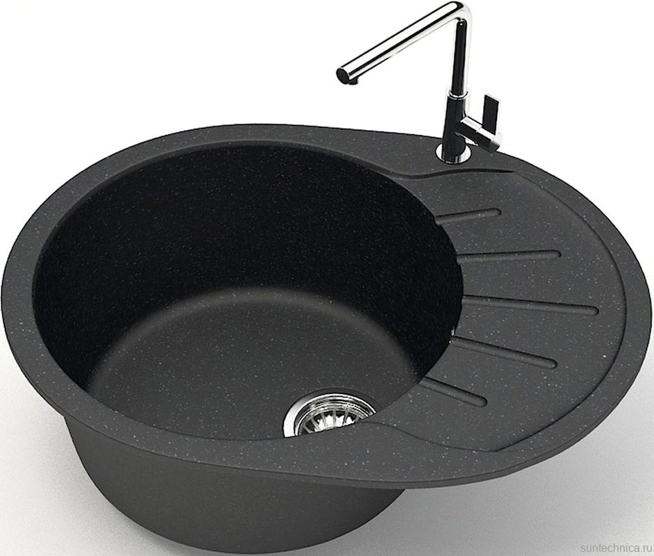 Мойка кухонная AZARIO Light 00079920 черная