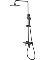 Душевая стойка Lemark Bronx LM3762BL черная