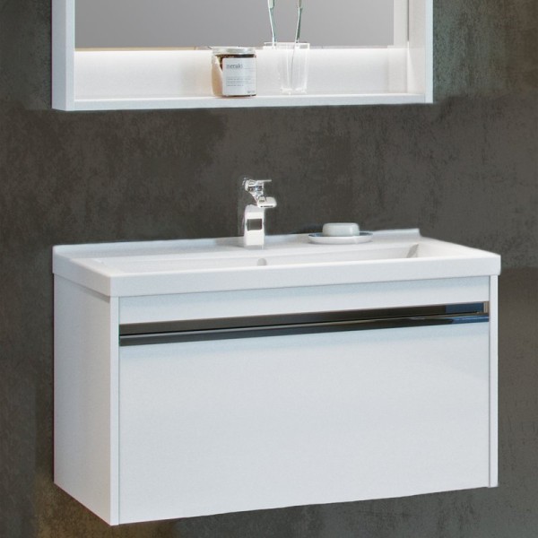 Тумба под раковину AQUATON Капри 80 подвесная