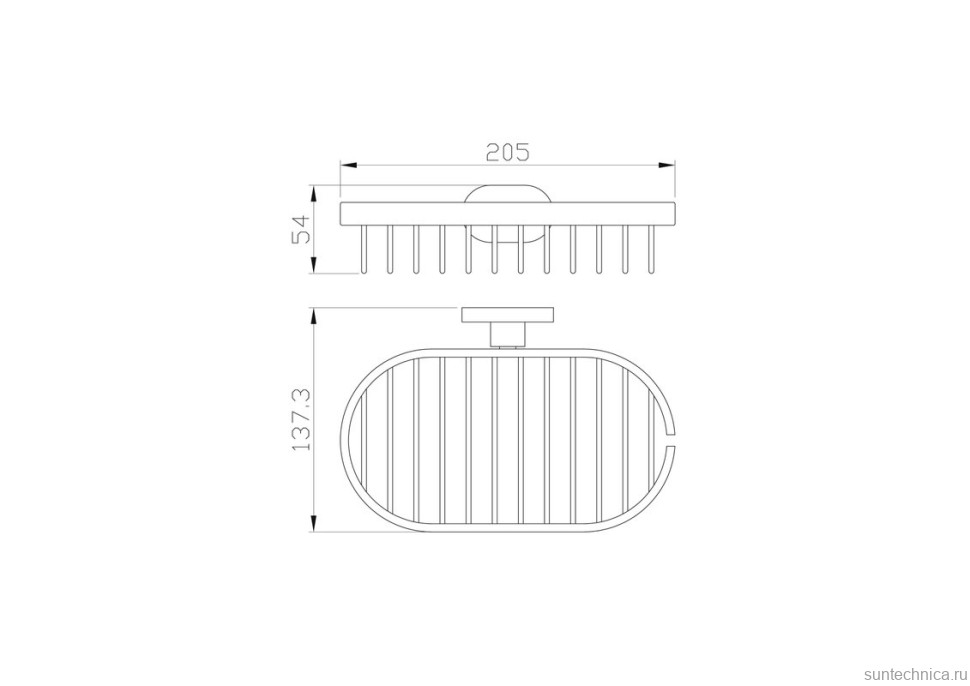 Мыльница Wonzon & Woghand WW-8424-LG глянцевое золото