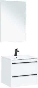 Мебель для ванной Aquanet Lino 60 белый матовый
