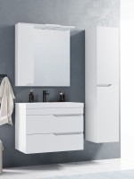 Зеркало Corozo Теона 80 R белое Зеркало Corozo Теона 80 R белое