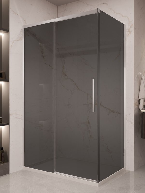 Душевой уголок Vincea Stella VSR-1ST9012CG 120x90 см, профиль хром, стекло тонированное