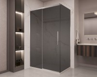 Душевой уголок Vincea Stella VSR-1ST9012CG 120x90 см, профиль хром, стекло тонированное