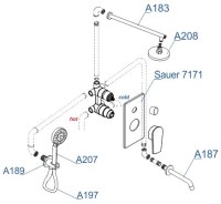 Душевой комплект Wasserkraft A71208