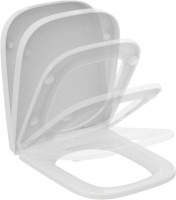 Комплект Унитаз подвесной Ideal Standard I.life A + Крышка T453101 белая + Инсталляция TECE Base 9400413 4 в 1 с кнопкой смыва