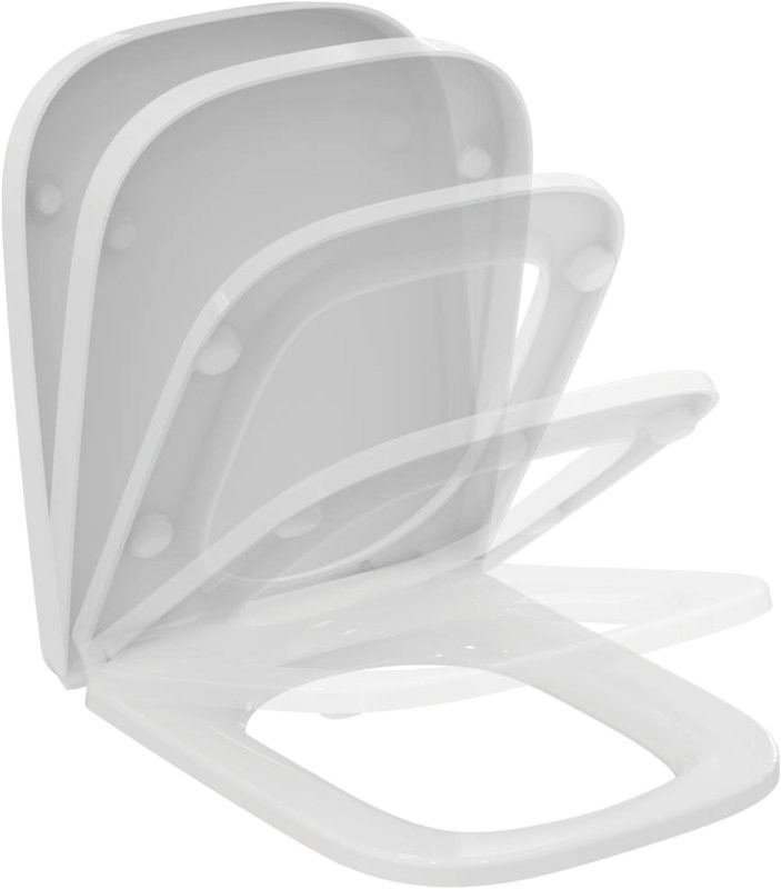 Комплект Унитаз подвесной Ideal Standard I.life A + Крышка T453101 белая + Инсталляция TECE Base 9400413 4 в 1 с кнопкой смыва