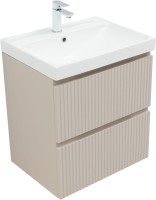 Тумба под раковину без столешницы Aquanet Джейн (Flat) 60 бежевая