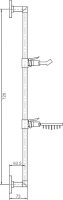 Душевая штанга Haiba HB8008