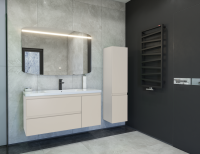 Тумба под раковину без столешницы Caprigo Forte 120 R подвесная, беж лайт