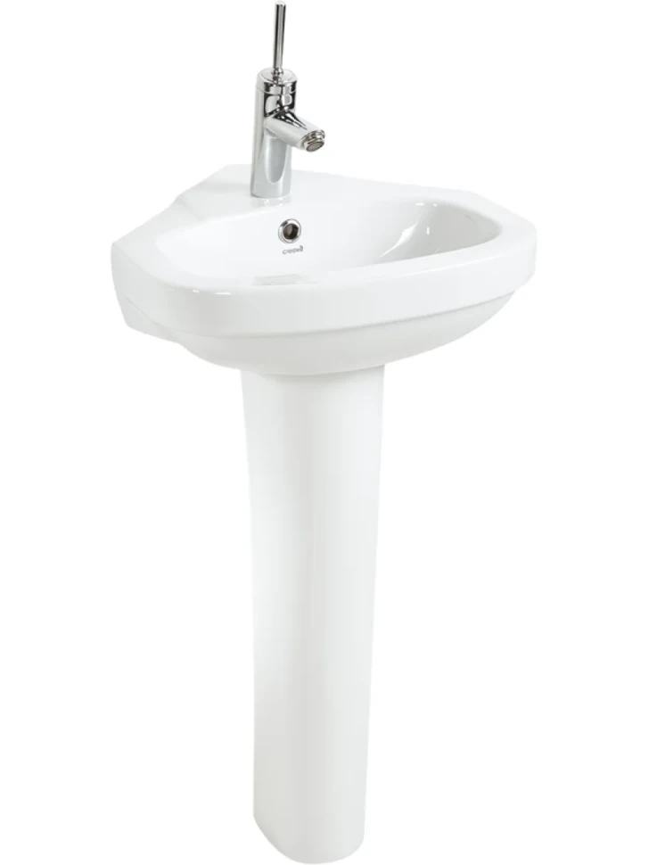Раковина Creavit Corner VT145 с пьедесталом