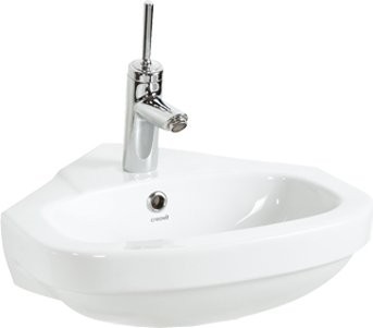 Раковина Creavit Corner VT145 с пьедесталом