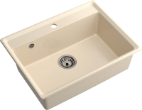 Комплект Мойка GranFest Level LV-660 кашемир + Смеситель MEGA Mega