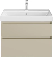 Тумба под раковину KERAMA MARAZZI Cubo 70 подвесная, лимо матовая