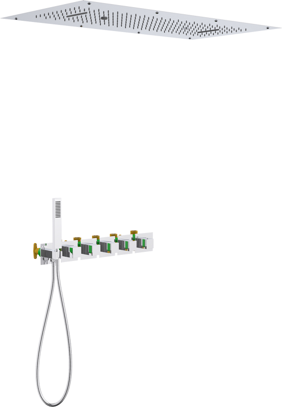 Душевой комплект Timo Petruma SX-5329/00SM С ВНУТРЕННЕЙ ЧАСТЬЮ, с термостатом, хром