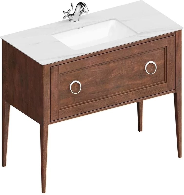 Тумба под раковину KERAMA MARAZZI Plaza Classic Neo 100 орех матовый