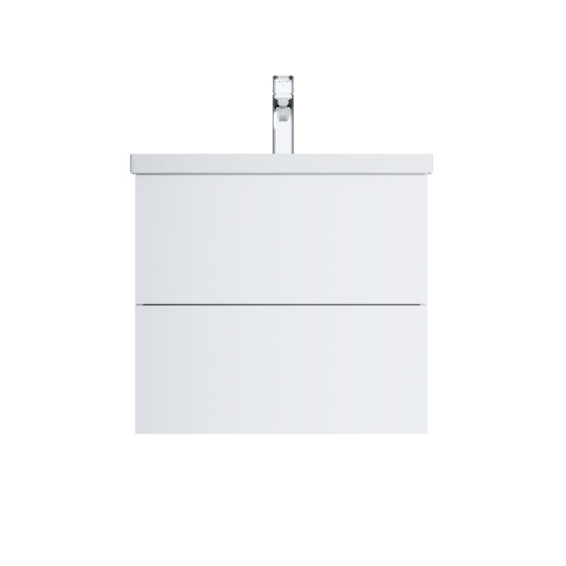 Тумба с раковиной AM.PM Gem 60 белый глянец, подвесная, с 2 ящиками