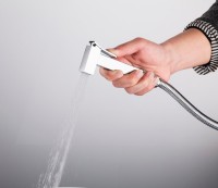 Гигиенический душ Frap F7506 со смесителем, С ВНУТРЕННЕЙ ЧАСТЬЮ, хром