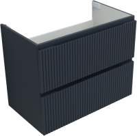 Тумба под раковину без столешницы Aquanet Джейн (Flat) 80 подвесная, маренго