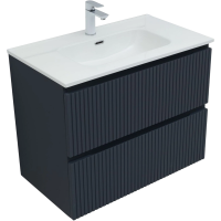 Тумба под раковину без столешницы Aquanet Джейн (Flat) 80 подвесная, маренго