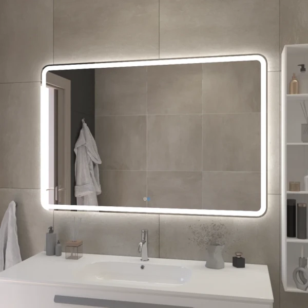 Зеркало Cezares Multicolore 120х80 с подсветкой