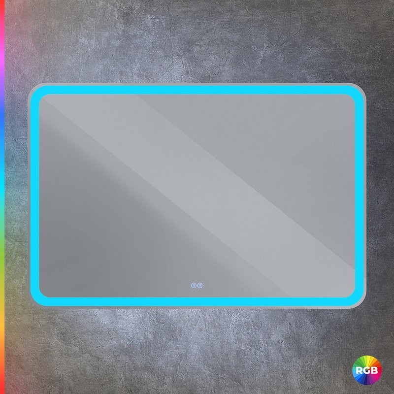 Зеркало Cezares Multicolore 120х80 с подсветкой