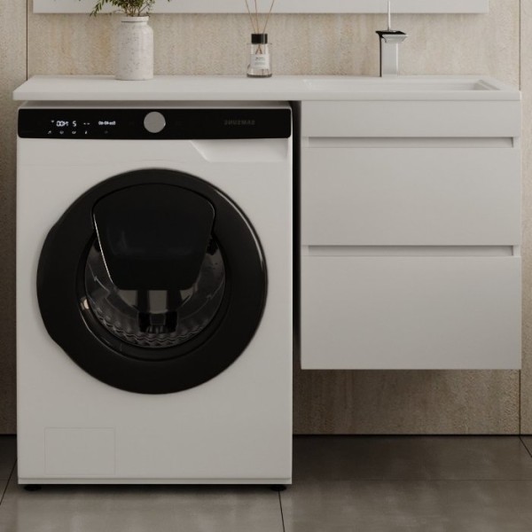 Тумба с раковиной Style Line Даллас 110 Люкс Plus подвесная R