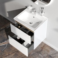 Тумба под раковину без столешницы AM.PM X-Joy 55, подвесная, белый глянец