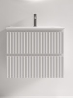 Тумба с раковиной Sancos Snob R 60 Bianco, раковина CN7025