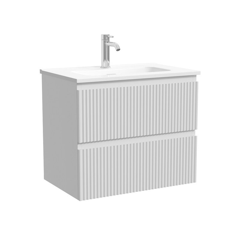 Тумба с раковиной Sancos Snob R 60 Bianco, раковина CN7025