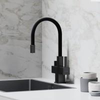 Смеситель для кухни Sancos Arno SC4005MB с гибким изливом, матовый черный