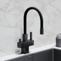 Смеситель для кухни Sancos Arno SC4005MB с гибким изливом, матовый черный
