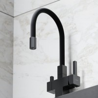 Смеситель для кухни Sancos Arno SC4005MB с гибким изливом, матовый черный