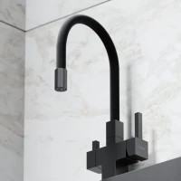 Смеситель для кухни Sancos Arno SC4005MB с гибким изливом, матовый черный