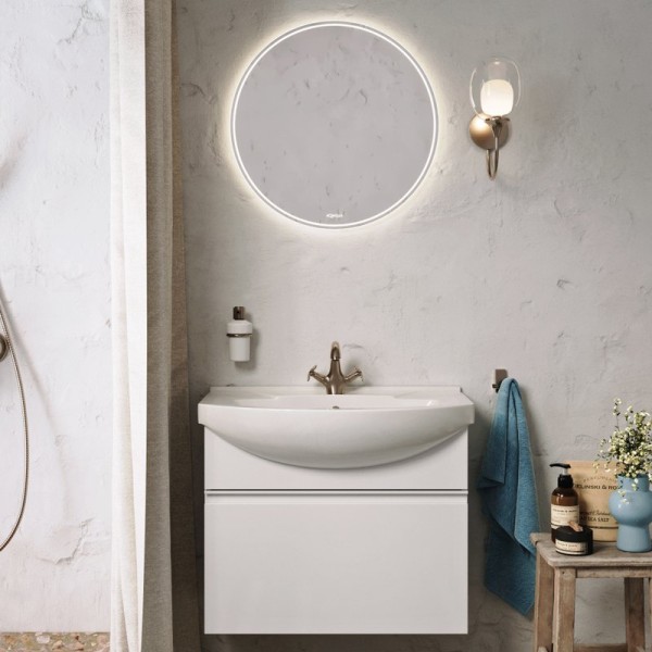 Мебель для ванной комнаты Aqwella Rodos 75 белая